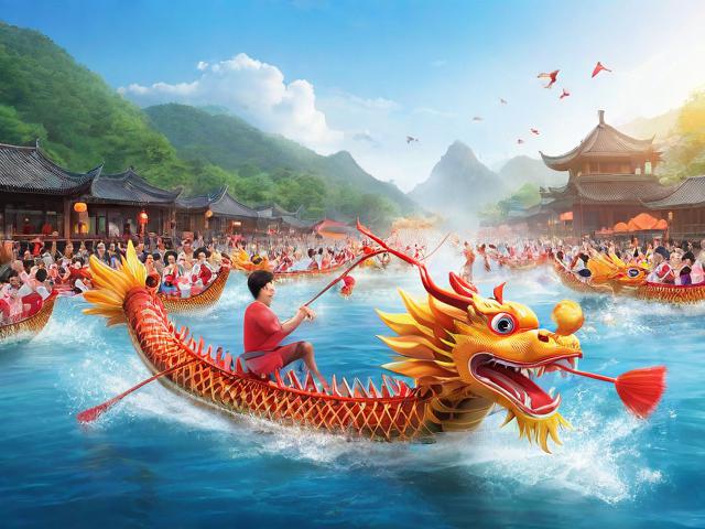 九游体育网站_ 乡村特色龙舟赛，传承水文化的激情盛会，体育赛龙舟游戏