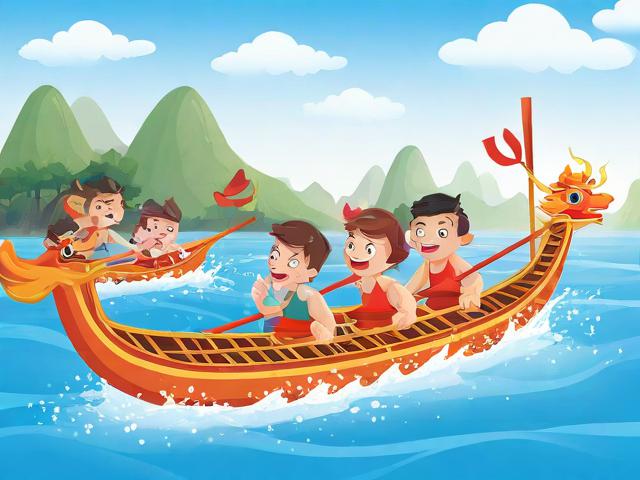 九游体育网站_ 传统划龙舟比赛，激扬水上激情，划龙舟体育游戏